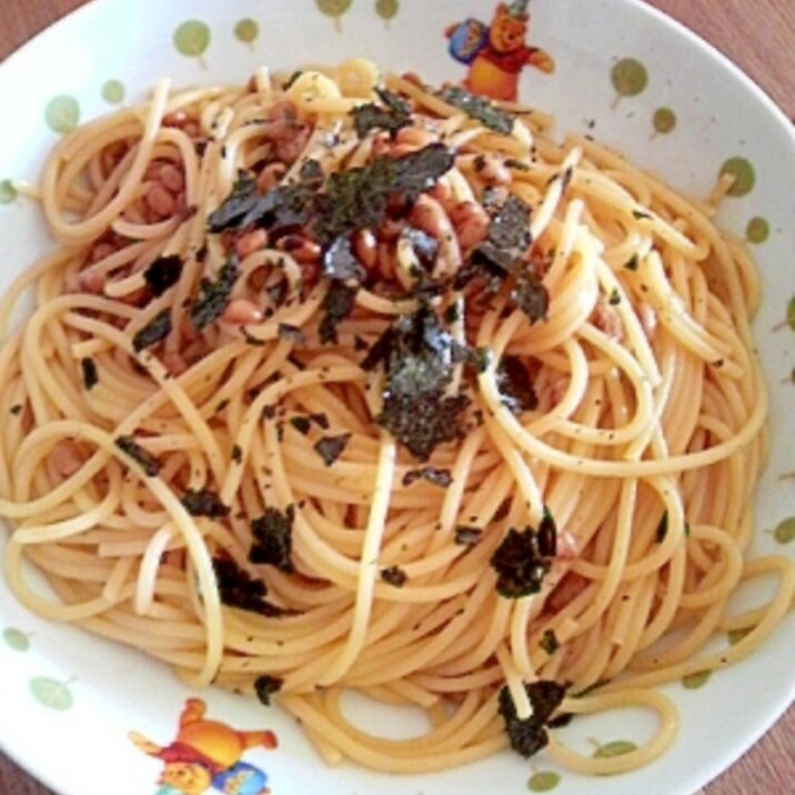 フライパン要らず！納豆パスタ（＾＾）